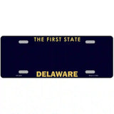 Delaware State Blank Novelty Metal License Plate
