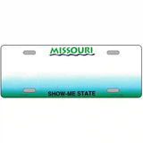 Missouri Novelty State Blank Metal License Plate