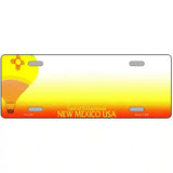 New Mexico Novelty State Blank Metal License Plate