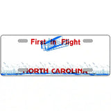 North Carolina Novelty State Blank Metal License Plate