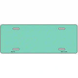 Mint Solid Metal Novelty License Plate
