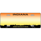 Indiana Novelty Metal License Plate 