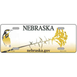 Nebraska Novelty Metal License Plate