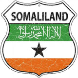 Somaliland Flag Highway Shield Metal Sign 12" (HS)