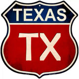 Texas Metal Novelty Highway Shield Sign 12" (HS)