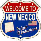 New Mexico Established Novelty Metal Highway Shield Sign 12" (HS)
