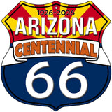 AZ Route 66 Centennial Novelty Highway Shield Sign HS-698