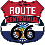MO Route 66 Centennial Novelty Highway Shield Sign HS-713