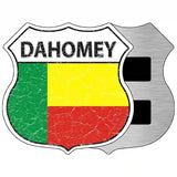 Dahomey Flag Highway Shield Metal Sign 5" (HSM)