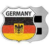 Germany Flag Highway Shield Metal Sign 5" (HSM)