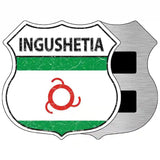 Ingushetia Flag Highway Shield Metal Sign 5" (HSM)