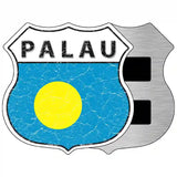 Palau Flag Highway Shield Metal Sign 5" (HSM)