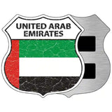 United Arab Emirates Flag Highway Shield Metal Sign 5" (HSM)