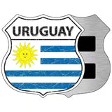 Uruguay Flag Highway Shield Metal Sign 5" (HSM)