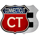 Connecticut Metal Novelty Highway Shield Sign 5" (HSM)