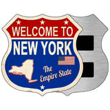 New York Established Novelty Metal Highway Shield Sign 5" (HSM)