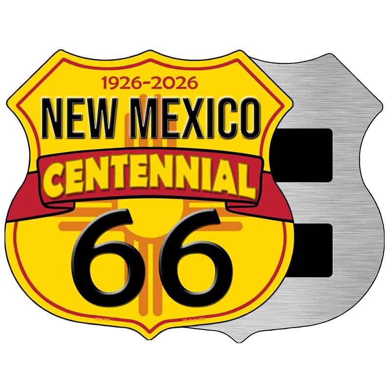 NM Route 66 Centennial Highway Shield Magnet | Smart Blonde