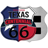 TX Route 66 Centennial Novelty Highway Shield Sign HS-704