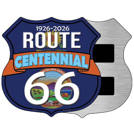 KS Route 66 Centennial Novelty Highway Shield Sign HS-710