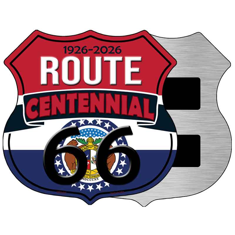 MO Route 66 Centennial Novelty Highway Shield Sign HS-713
