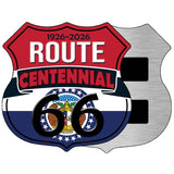 MO Route 66 Centennial Novelty Highway Shield Sign HS-713