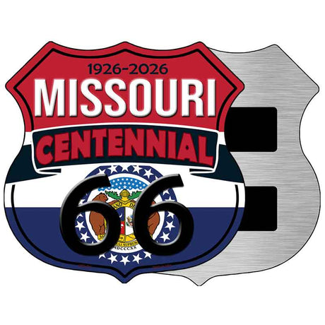 MO Route 66 Centennial Novelty Highway Shield Sign HS-713