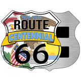 IL Route 66 Centennial Novelty Highway Shield Sign HS-716