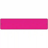 Pink Solid Blank Novelty Metal Street Sign 18" x 4" (K)