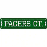 Pacers Ct Novelty Metal Street Sign 18" x 4" (K)