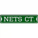 Nets Ct Novelty Metal Street Sign 18" x 4" (K)