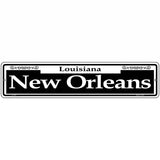 New Orleans Novelty Metal Street Sign 18" x 4" (K)