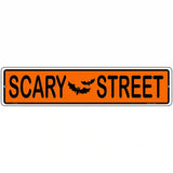Scary Street Novelty Metal Street Sign 18" x 4" (K)