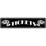 Tickets Home Theater Novelty Metal Street Sign 18" x 4" (K)