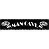 Man Cave Home Theater Novelty Metal Street Sign 18" x 4" (K)