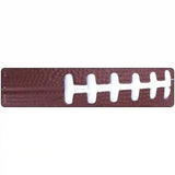 Football Closeup Novelty Metal Street Sign 18" x 4" (K)