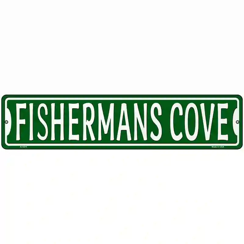 Fisherman Cove Novelty Metal Street Sign 18" x 4" (K)