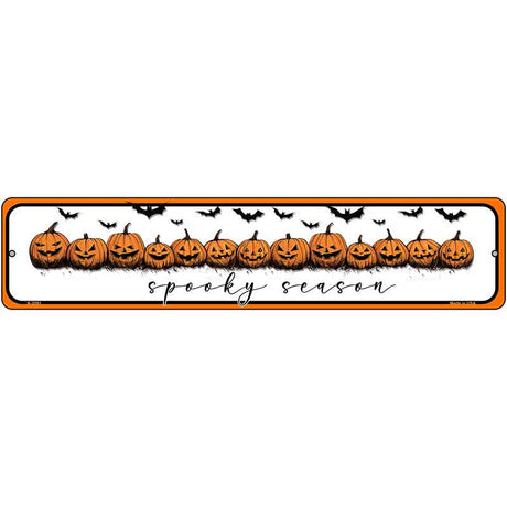 Spooky Season Novelty Metal Street Sign K-2091