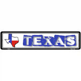 Texas State Outline Novelty Metal Vanity Street Sign 18" x 4" (K)