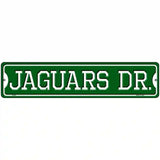 Jaguars Dr Novelty Metal Street Sign 18" x 4" (K)