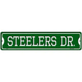 Steelers Dr Novelty Metal Street Sign 18" x 4" (K)