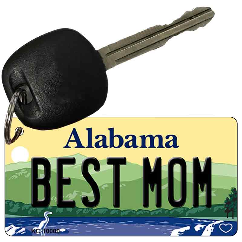 Best Mom Alabama Key Chain Metal Novelty KC-10000