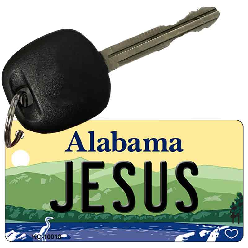 Jesus Alabama Key Chain Metal Novelty KC-10018
