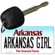 Arkansas Girl State License Plate Tag Key Chain KC-10040