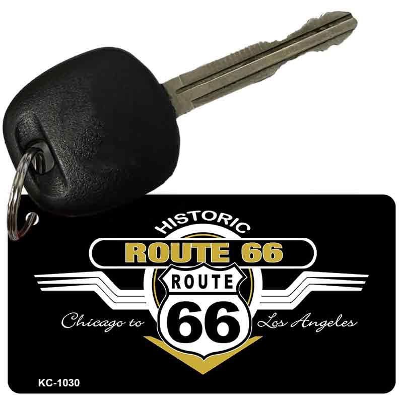 Route 66 Chicago To LA Novelty Aluminum Key Chain KC-1030