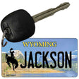 Jackson Wyoming State License Plate Tag Key Chain KC-10517