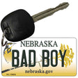 Bad Boy Nebraska State License Plate Tag Novelty Key Chain KC-10604