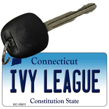 Ivy League Connecticut State License Plate Tag Key Chain KC-10911