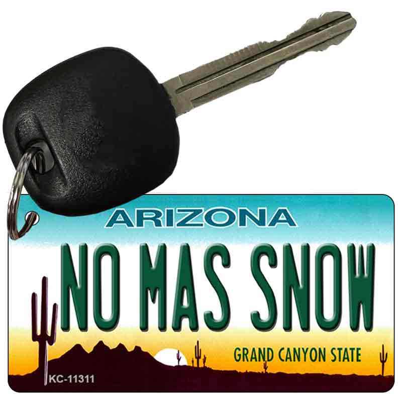 No Mas Snow Novelty Metal Key Chain KC-11311