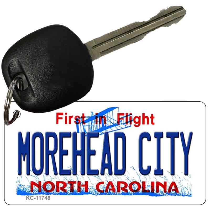 Morehead City North Carolina State Novelty Metal Key Chain KC-11748