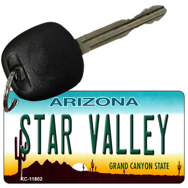 Arizona Star Valley Novelty Metal Key Chain KC-11802